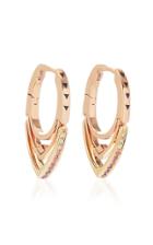 Ele Karela Rippled Drops Multi-stone Earrings