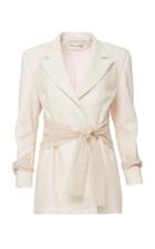 Moda Operandi Mach & Mach Knotted Detail Sparkling Wrap Blazer Dress Size: M
