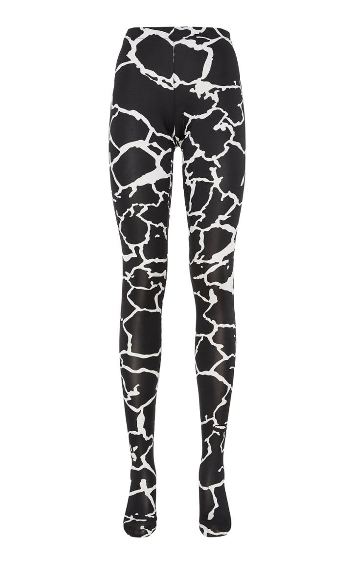 Versace Opaque Duchess Satin Leggings