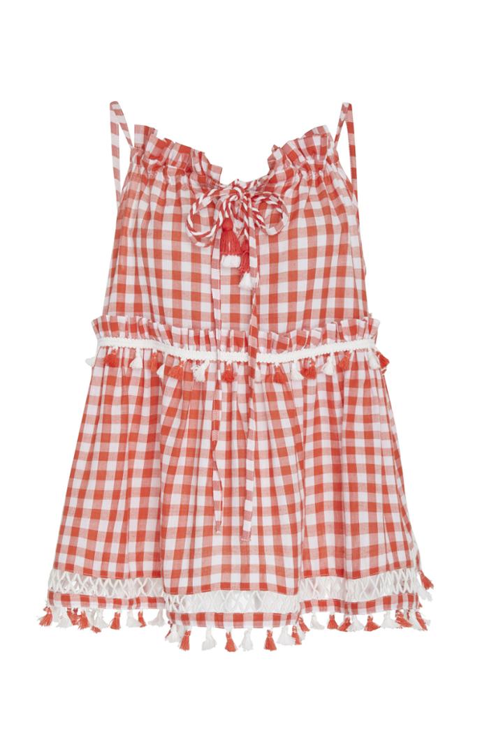 Dodo Bar Or Patricia Gingham Top