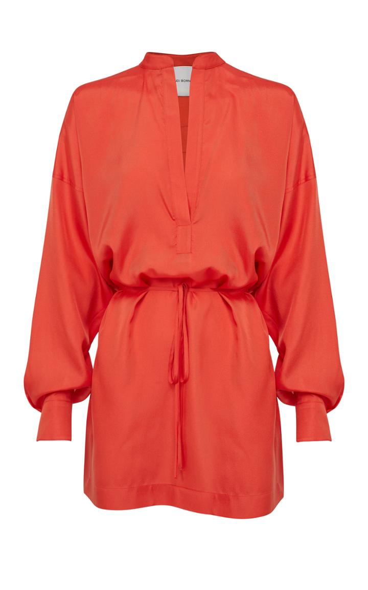 Moda Operandi Bondi Born Silk-blend Mini Tunic