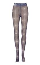 Paco Rabanne Metallic Star-patterned Tights
