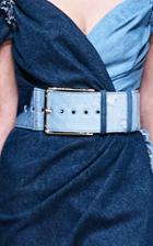 Moda Operandi Dolce & Gabbana Patch Denim Wide Waist Belt