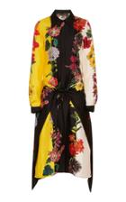 Moda Operandi Oscar De La Renta Floral Silk-twill Dress Size: 14