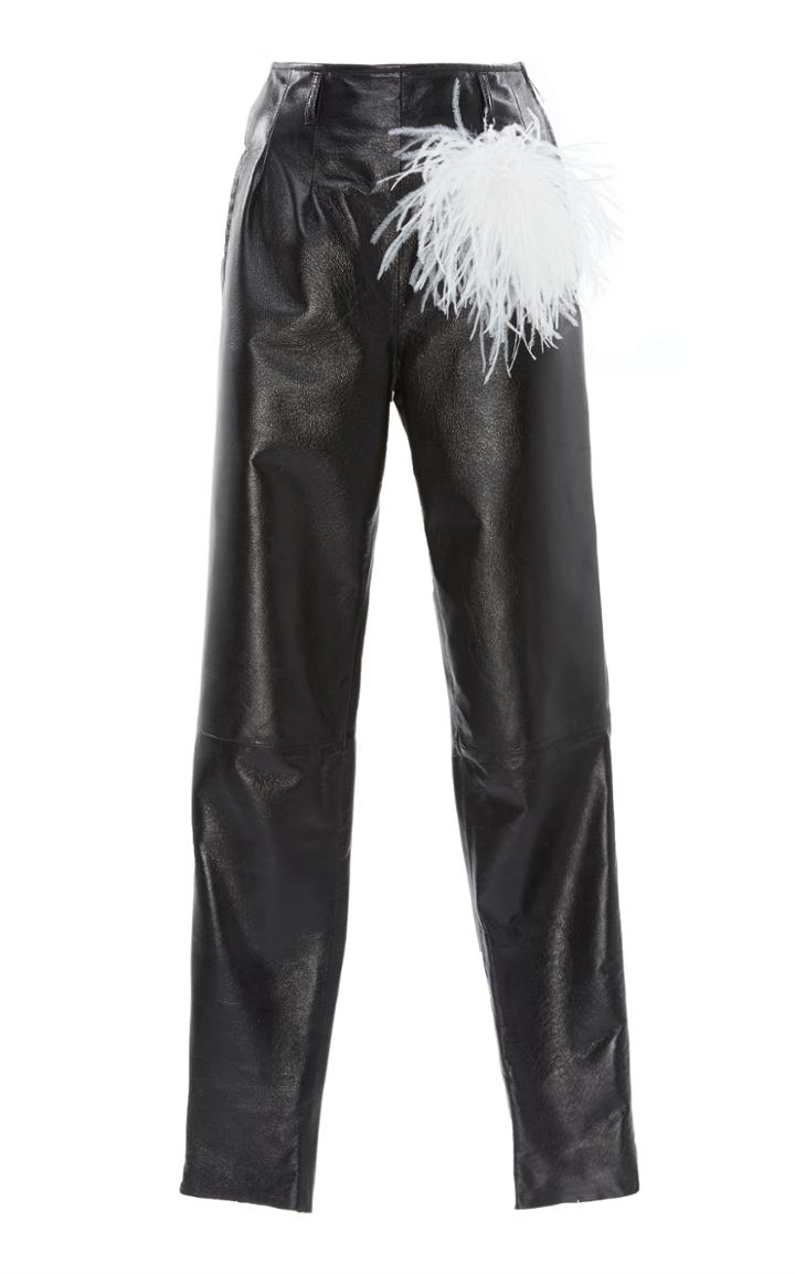 Christopher Kane Foil Leather Trousers