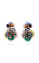 Mignonne Gavigan Mila Silk Organza 14k Gold-plated Earrings