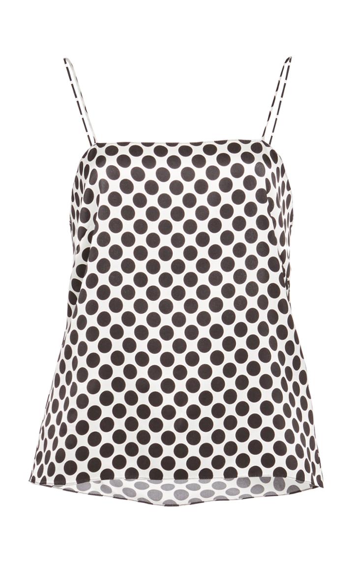 Alexandre Vauthier Polka-dot Silk Blend-chiffon Top