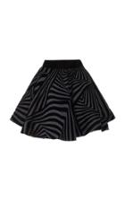 Khosla Jani Velvet Applique Skirt