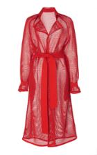 Akris Sheer Net Voile Coat