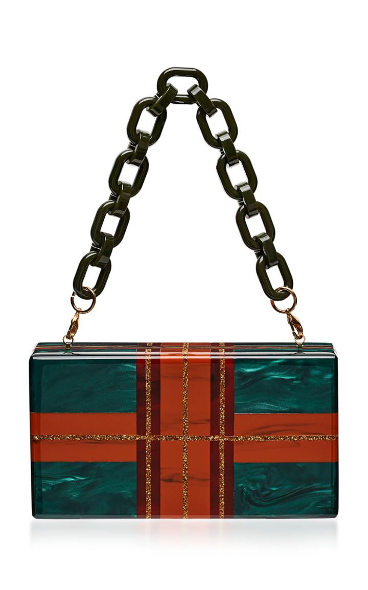Edie Parker Jean Plaid Clutch