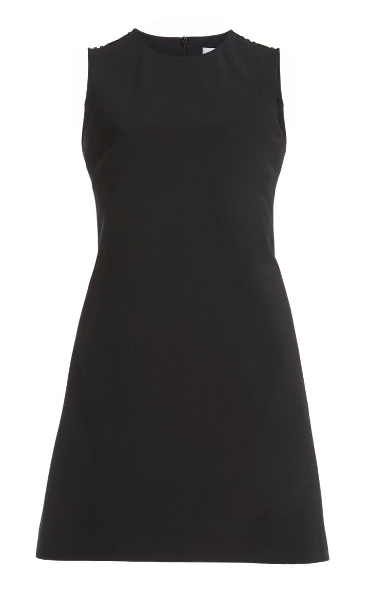 Moda Operandi George Keburia Crystal-embellished Wool Mini Dress