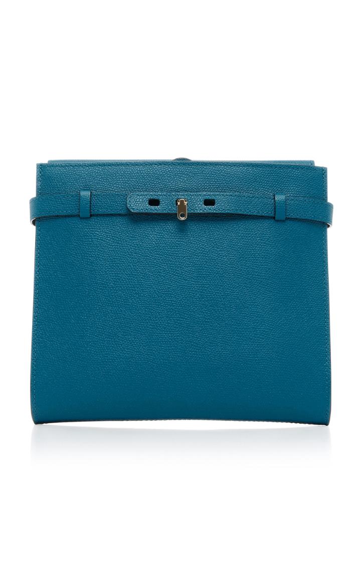 Moda Operandi Valextra Brera Tracollina Leather Shoulder Bag