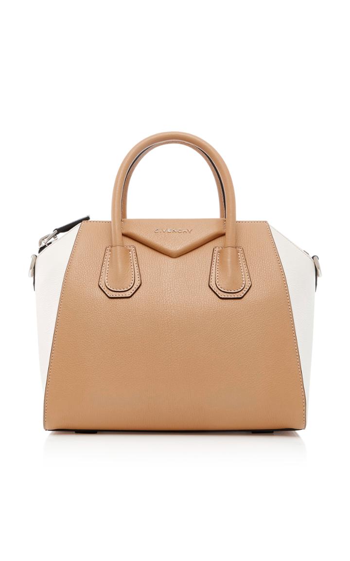 Givenchy Antigona Small Bicolor Leather Shoulder Bag