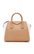 Givenchy Antigona Small Bicolor Leather Shoulder Bag