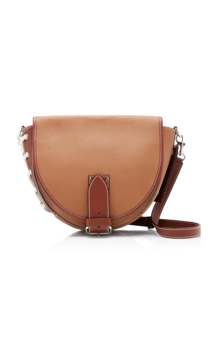 Jw Anderson Bike Lace-up Leather Shoulder Bag