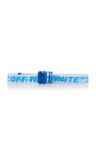 Off-white C/o Virgil Abloh Blue Printed Translucent-rubber Belt