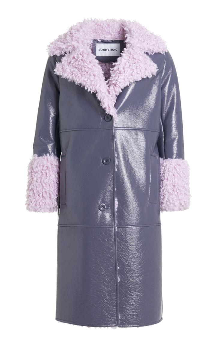 Stand Studio Linda Fur Seventies Coat