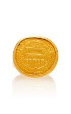 Eli Halili One Of A Kind 22k Gold Ancient Coin Ring Size: 7.75
