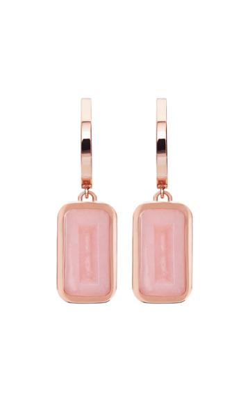 Alina Abegg Pfefferminz Opal 14k Rose Gold Hoop Earrings