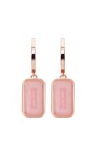 Alina Abegg Pfefferminz Opal 14k Rose Gold Hoop Earrings