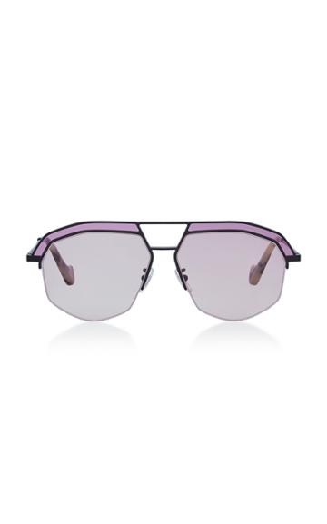 Loewe Sunglasses Oversized Octagonal Metal Sunglasses