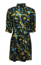 Moda Operandi Baum Und Pferdgarten Arya Silk High Neck Mini Dress Size: 36