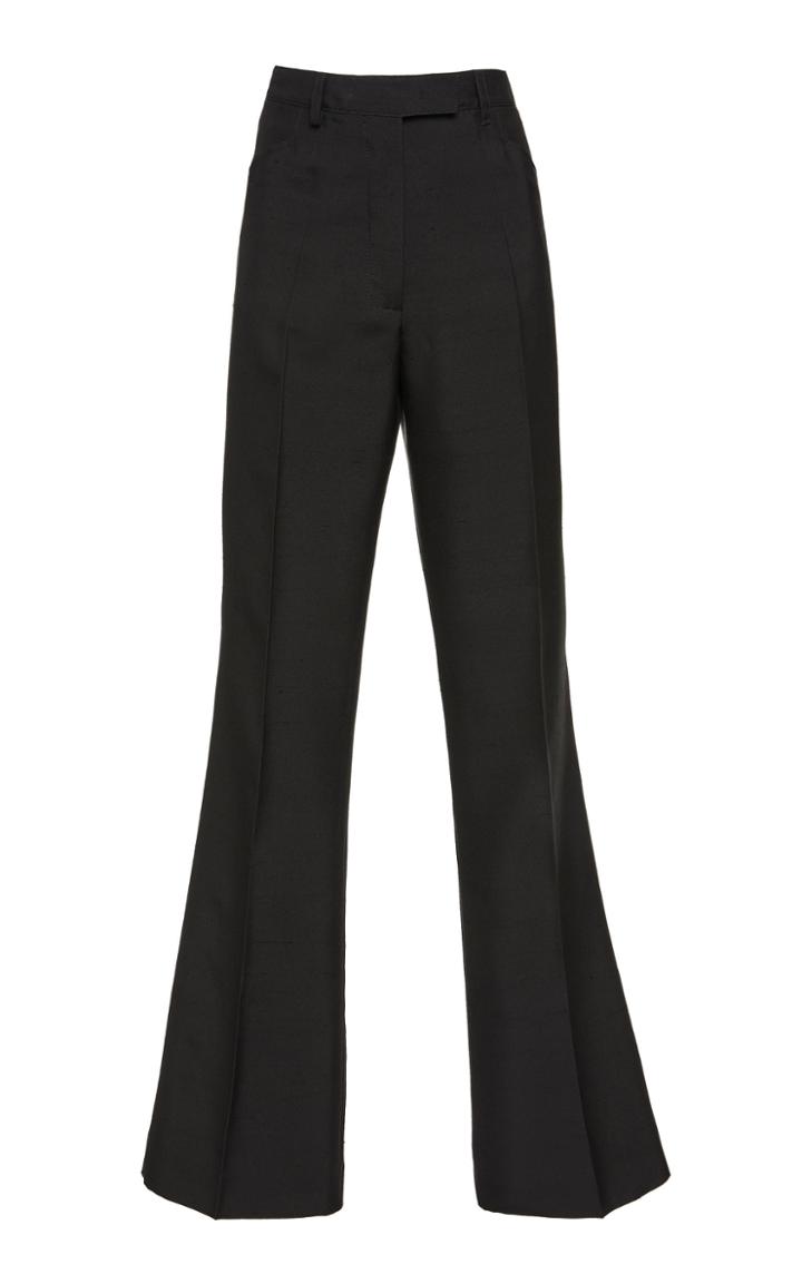 Etro High-rise Silk Flared Pants