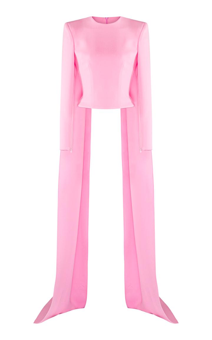 Alex Perry Regan Structured Crepe Top