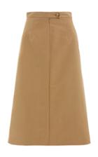 Rejina Pyo Hazel Pleated Cotton Midi Skirt
