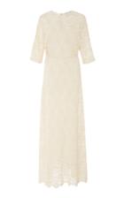 Mansur Gavriel Guipure Lace Maxi Dress