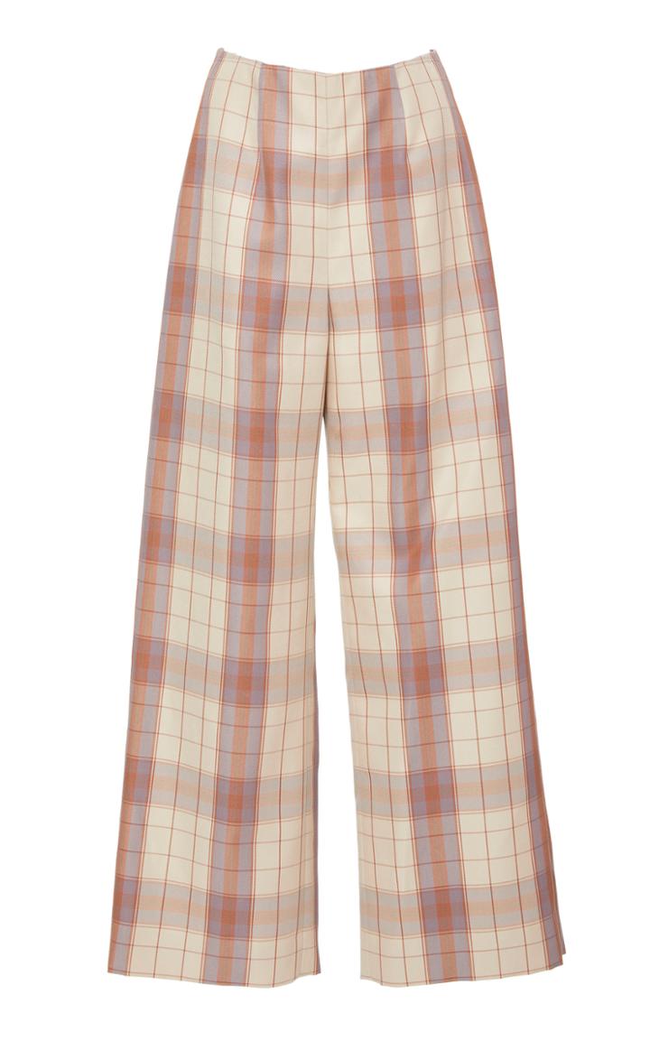 Markarian Henry Plaid Silk Pants