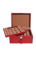 T. Anthony M'o Exclusive Calf Leather Two Tray Jewelry Box
