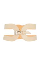 Maison Vaincourt Exclusive Cage Leather Waist Belt Size: 80 Cm