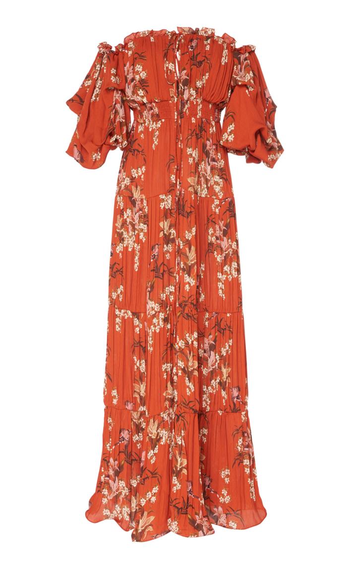 Johanna Ortiz Georgette Viajes Del Alma Dress