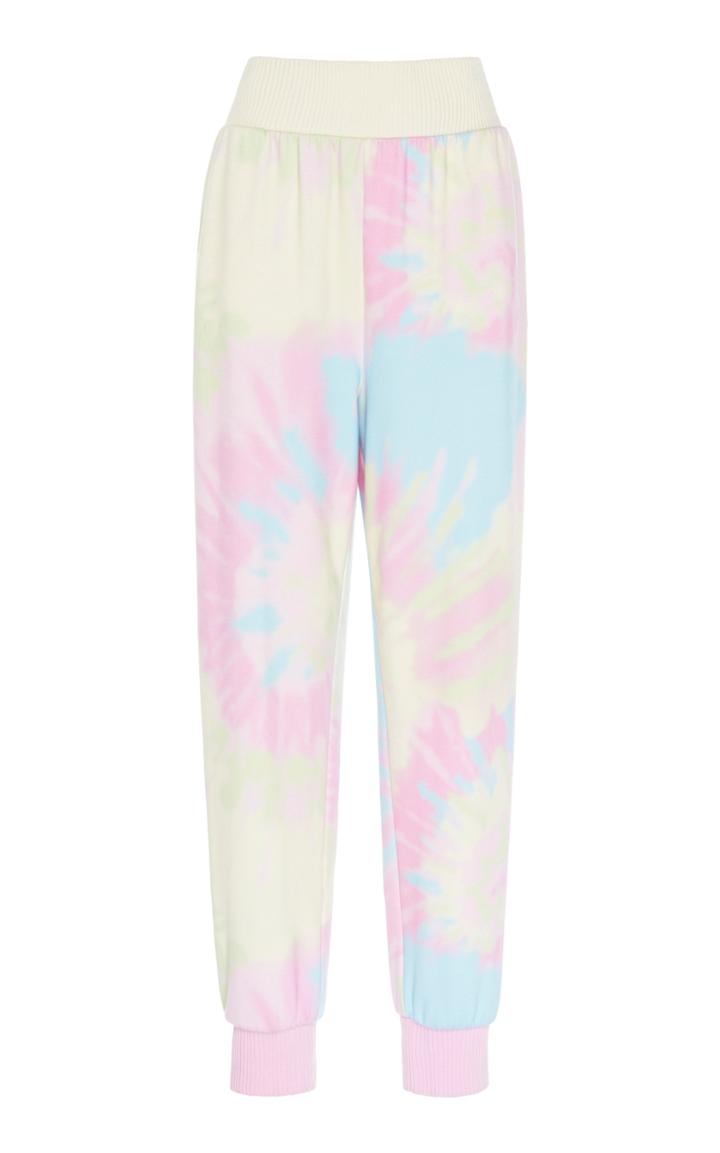 Ralph & Russo Tie-dye Ribbed Crepe Joggers