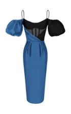 Moda Operandi Rasario Off-the-shoulder Silk-blend Dress Size: 44