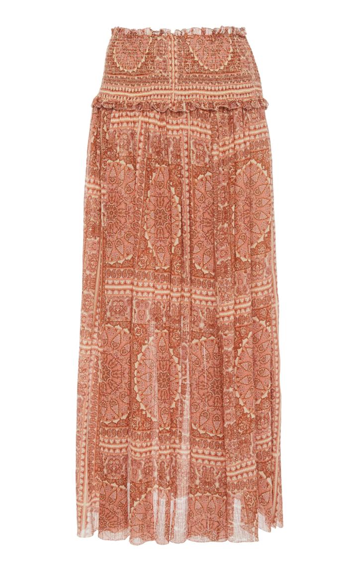 Zimmermann Primrose Paisley Crinkle Skirt