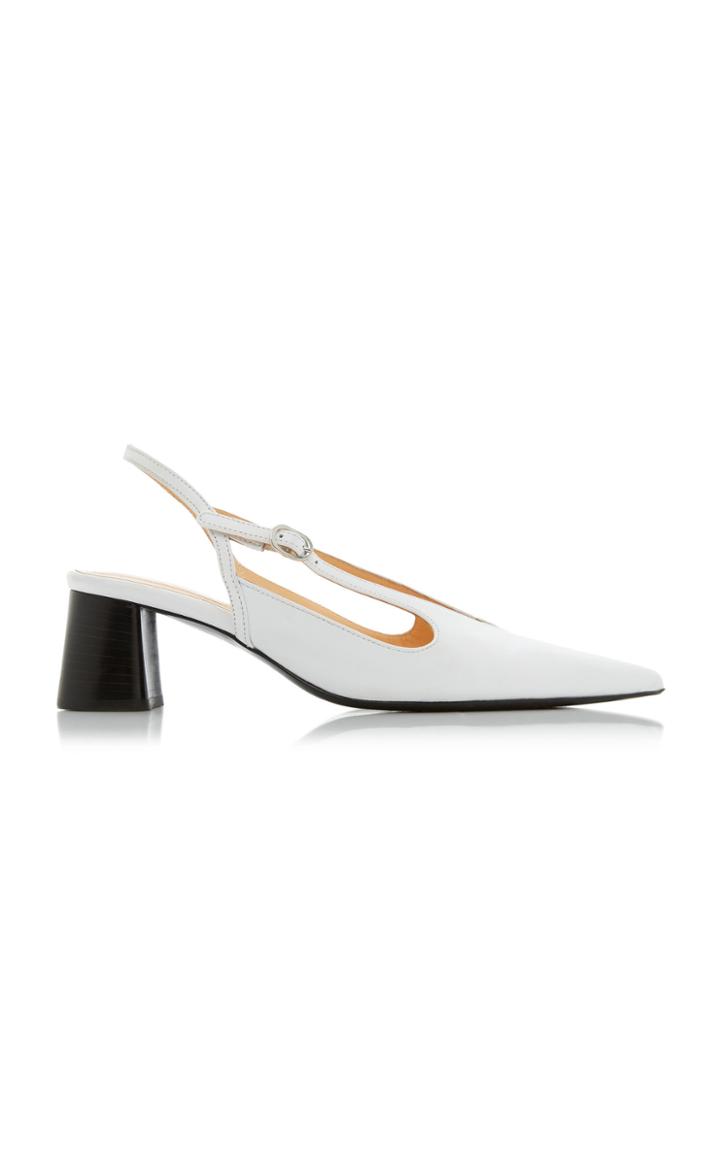 Ellery Diego Leather Slingback Pumps