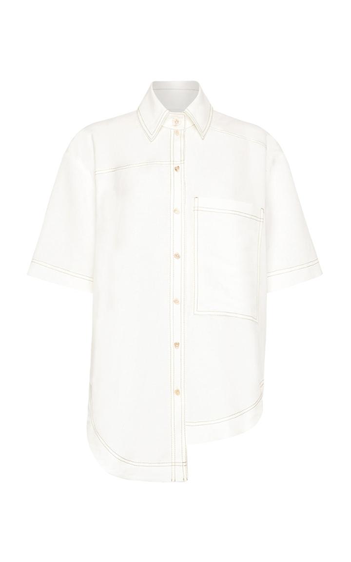 Moda Operandi Aje Unlace Button-down Short Sleeve Shirt