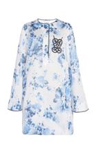 Moda Operandi Giambattista Valli Logo Embroidered Tunic Dress