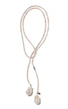 Joie Digiovanni Aquamarine, Opal And Pearl Lariat Necklace