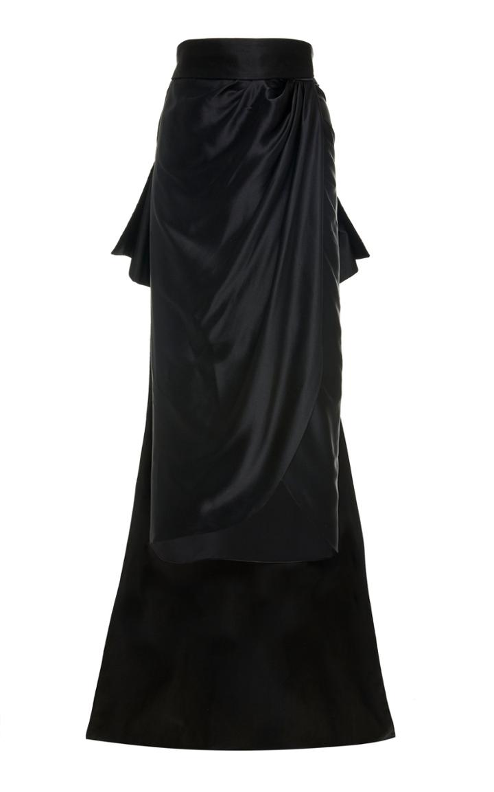 Johanna Ortiz Exclusive Antoine Removable Train Silk Skirt