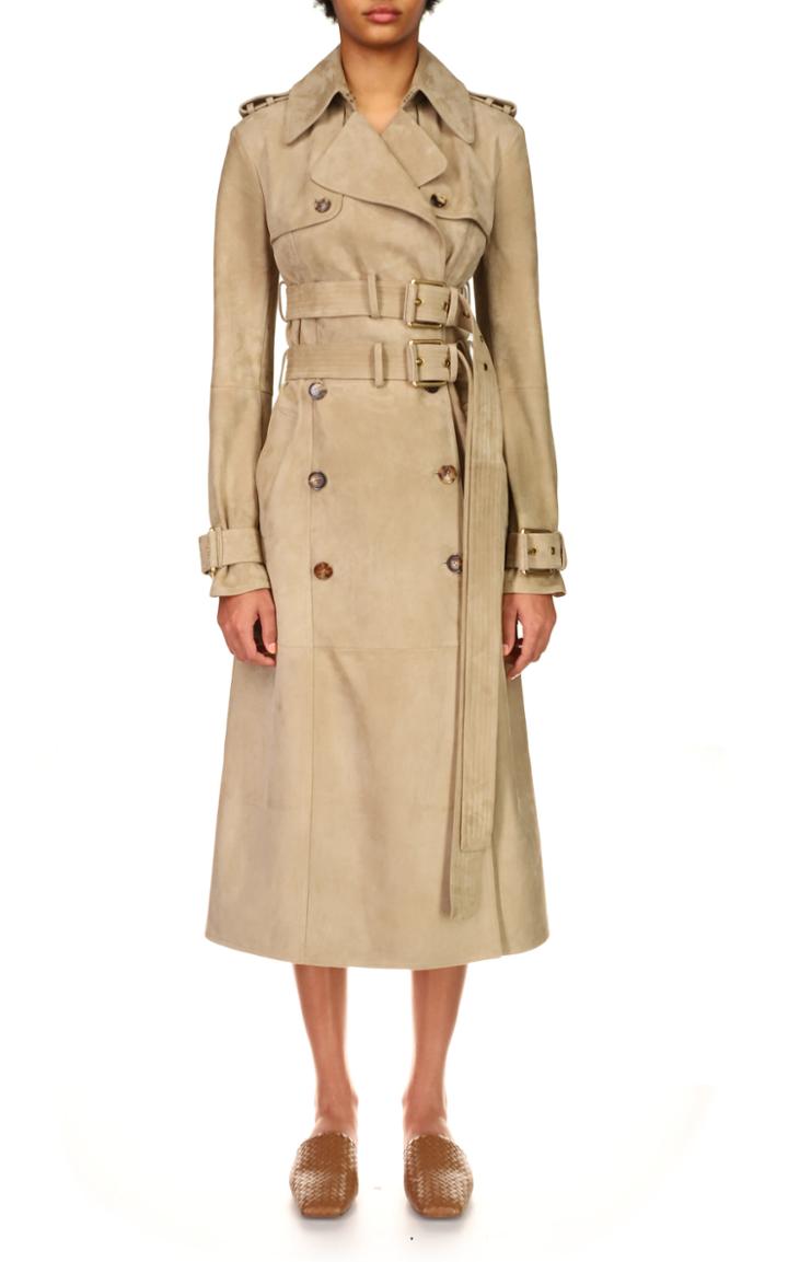Moda Operandi Michael Kors Collection Double-belt Cashmere Trench Coat