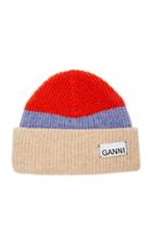 Moda Operandi Ganni Striped Wool-blend Beanie