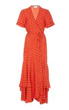 Alexis Sundara Wrap Crepe Maxi Dress