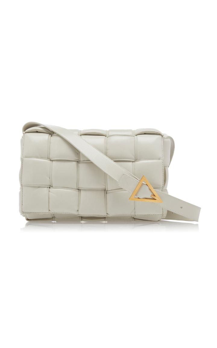 Moda Operandi Bottega Veneta Intrecciato Patent-leather Shoulder Bag