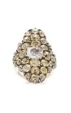 Moda Operandi Simon Teakle One Of A Kind Antique Diamond Cluster Ring