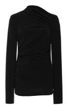 Acler Bailey Ruched Long-sleeve Top