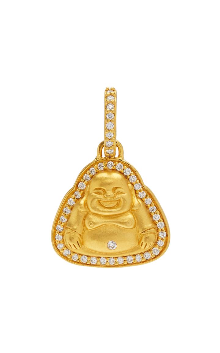 Moda Operandi Buddha Mama 20k Yellow Gold Small Buddha Charm