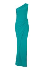 Safiyaa Camille Heavy Crepe Wrap Dress